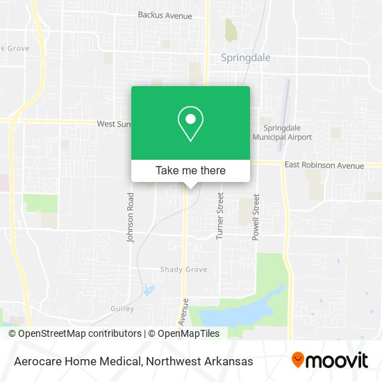 Aerocare Home Medical map