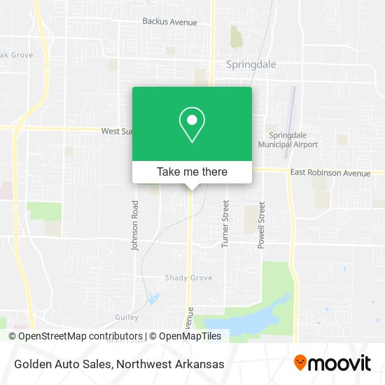 Golden Auto Sales map