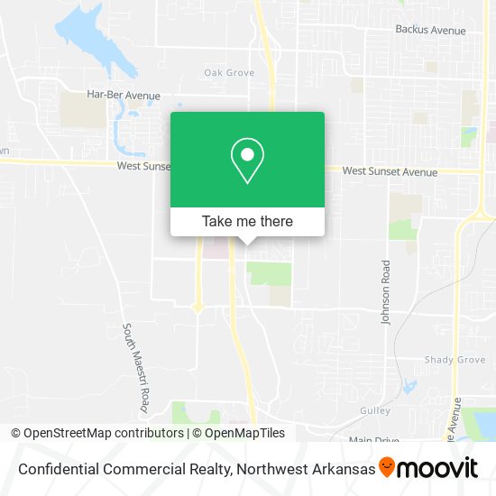 Confidential Commercial Realty map