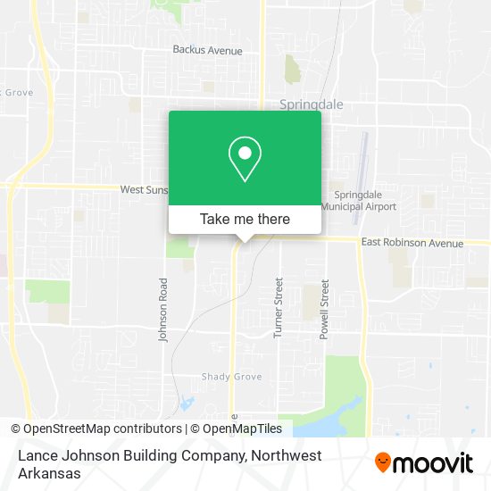 Lance Johnson Building Company map