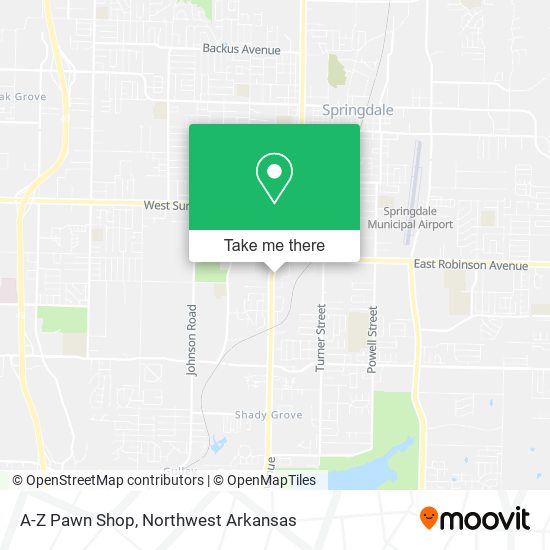 A-Z Pawn Shop map