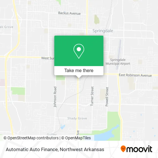 Automatic Auto Finance map