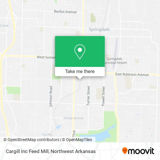 Cargill Inc Feed Mill map