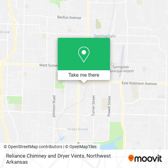 Mapa de Reliance Chimney and Dryer Vents