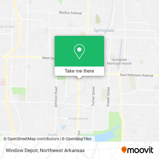 Window Depot map