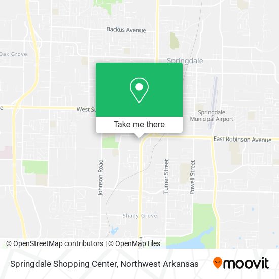 Springdale Shopping Center map