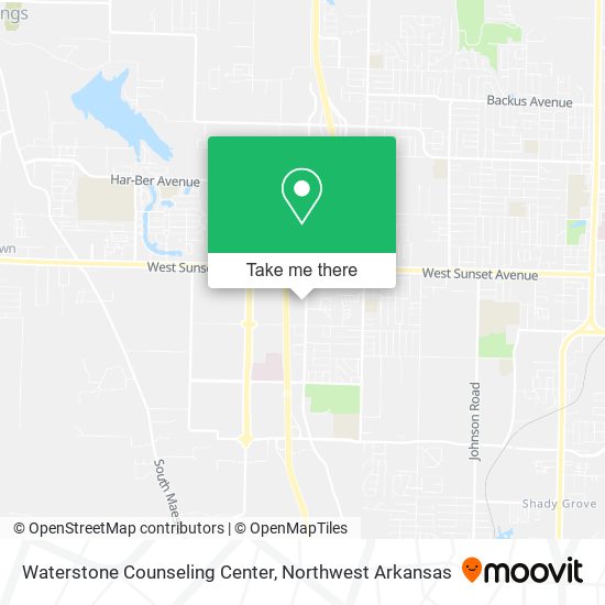 Waterstone Counseling Center map