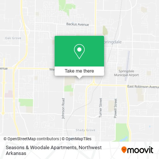 Seasons & Woodale Apartments map