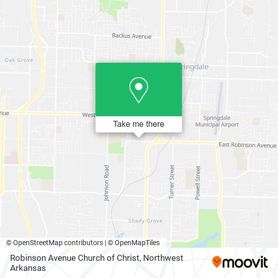 Mapa de Robinson Avenue Church of Christ