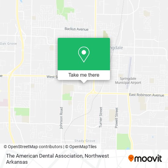 The American Dental Association map