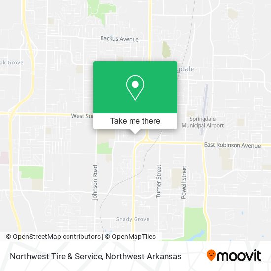 Northwest Tire & Service map