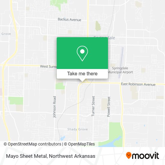 Mayo Sheet Metal map