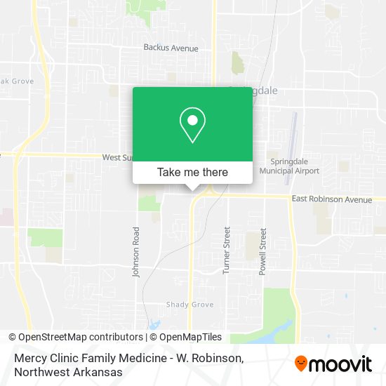 Mapa de Mercy Clinic Family Medicine - W. Robinson