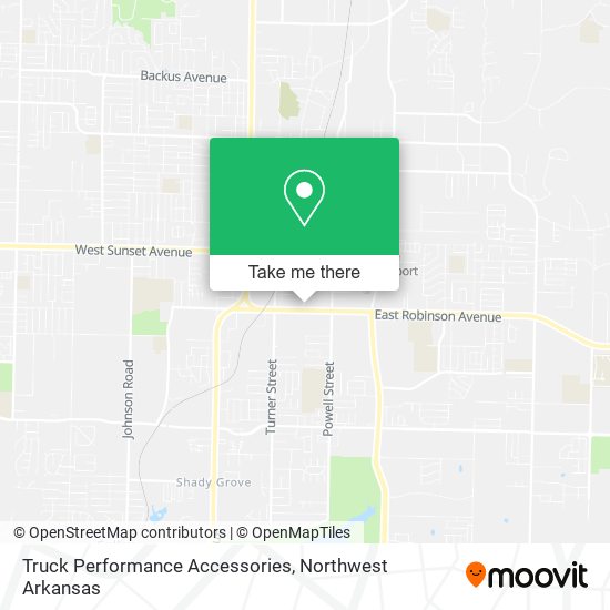 Truck Performance Accessories map