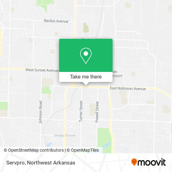 Servpro map