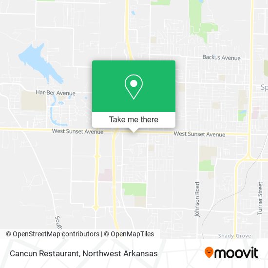 Cancun Restaurant map