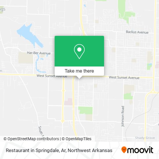 Restaurant in Springdale, Ar map