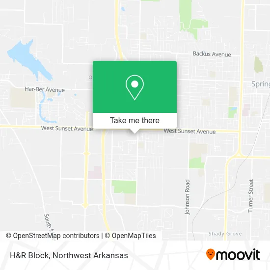 H&R Block map