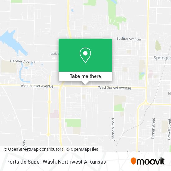 Portside Super Wash map