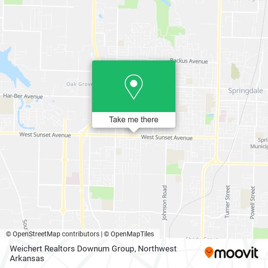 Weichert Realtors Downum Group map