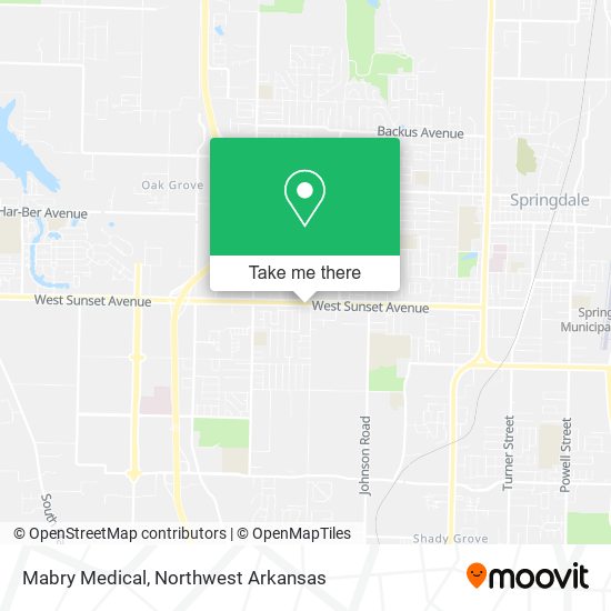 Mabry Medical map