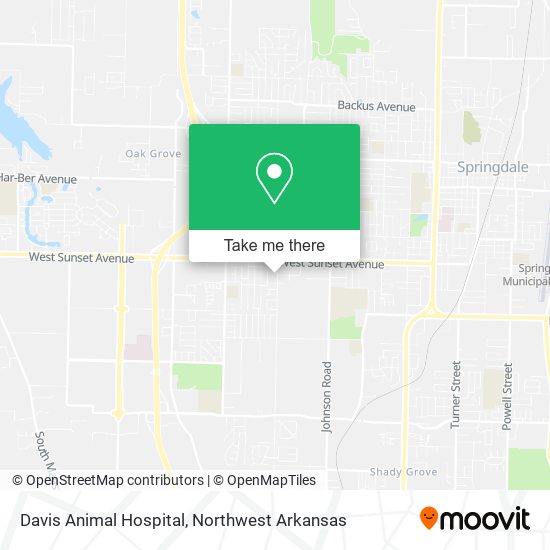 Davis Animal Hospital map