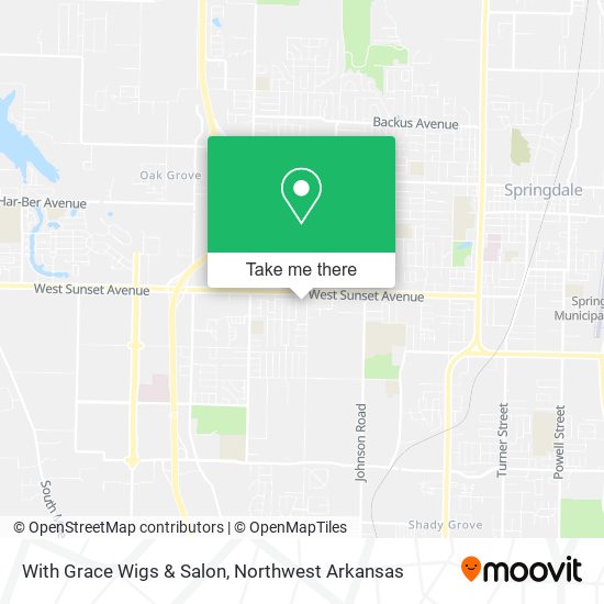With Grace Wigs & Salon map