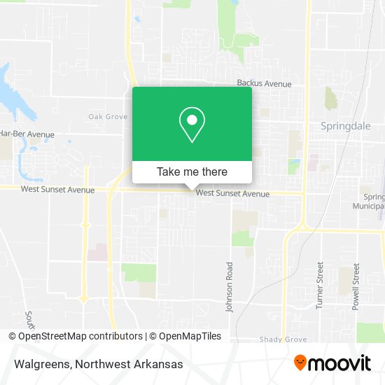 Mapa de Walgreens