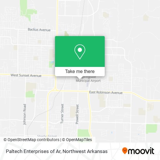 Paltech Enterprises of Ar map