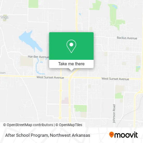 After School Program map