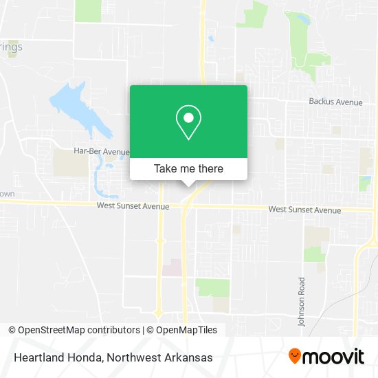 Heartland Honda map