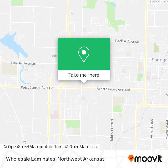 Wholesale Laminates map