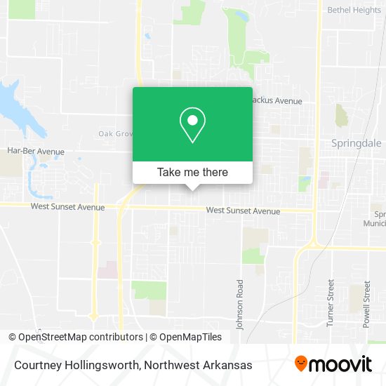 Courtney Hollingsworth map