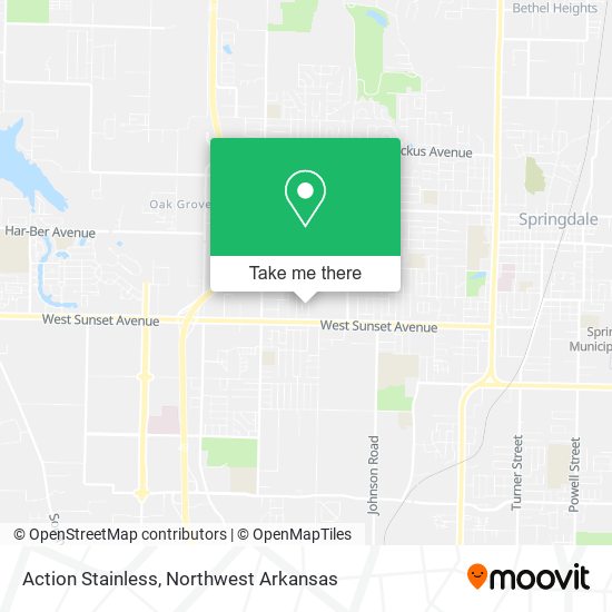 Action Stainless map