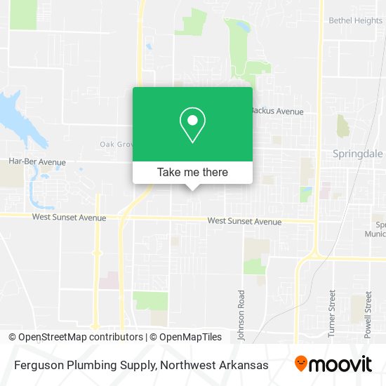 Mapa de Ferguson Plumbing Supply