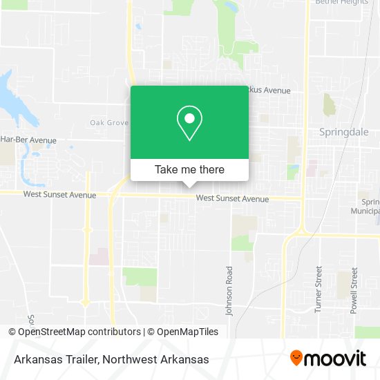 Mapa de Arkansas Trailer