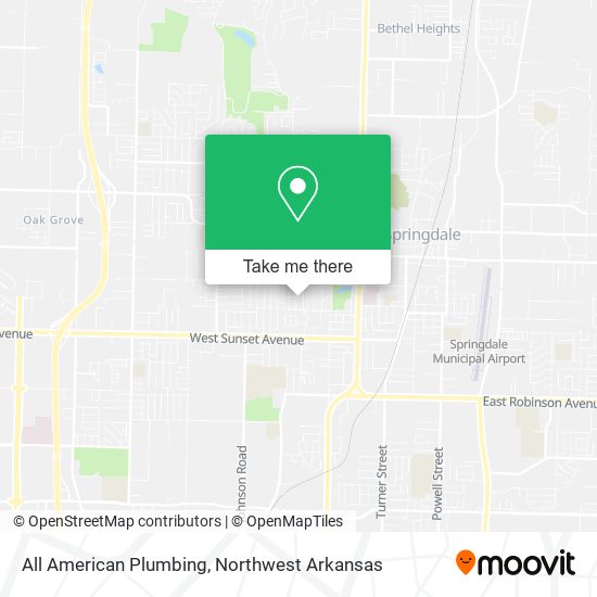 Mapa de All American Plumbing
