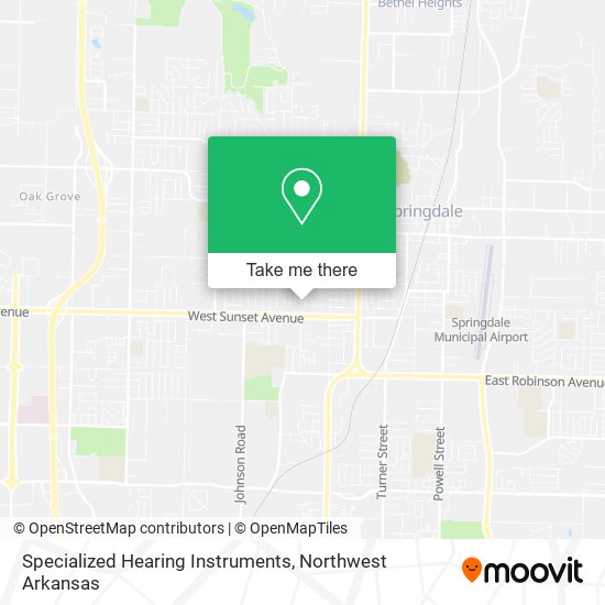 Specialized Hearing Instruments map