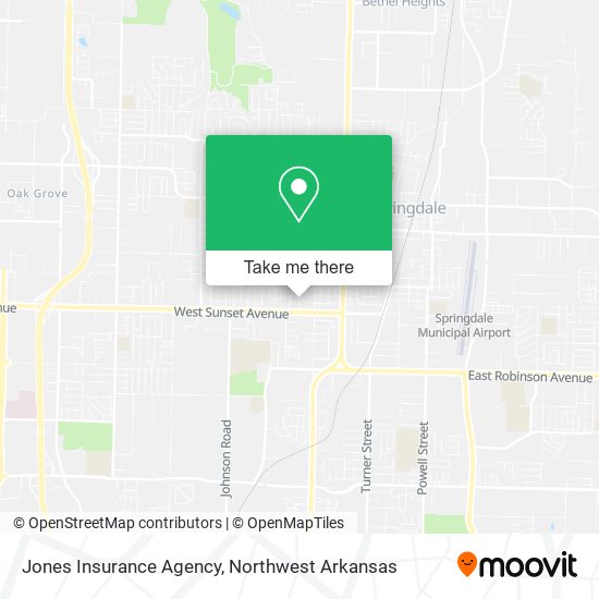 Jones Insurance Agency map