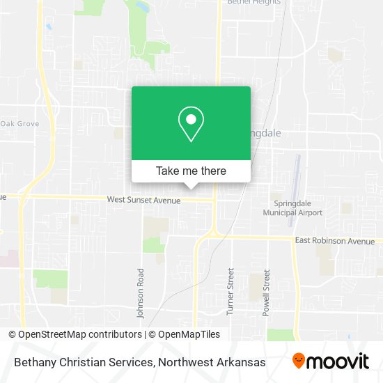 Bethany Christian Services map