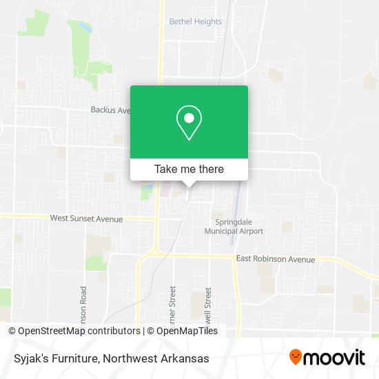 Syjak's Furniture map