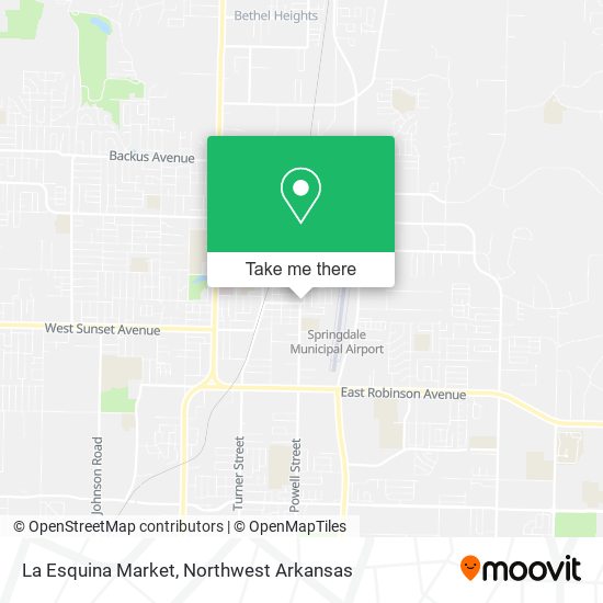 La Esquina Market map