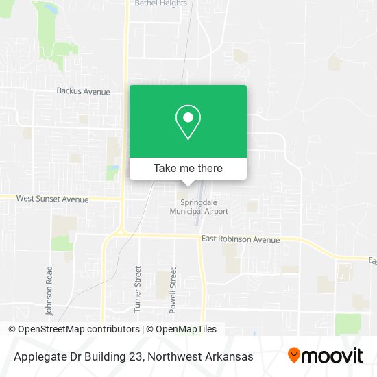 Mapa de Applegate Dr Building 23