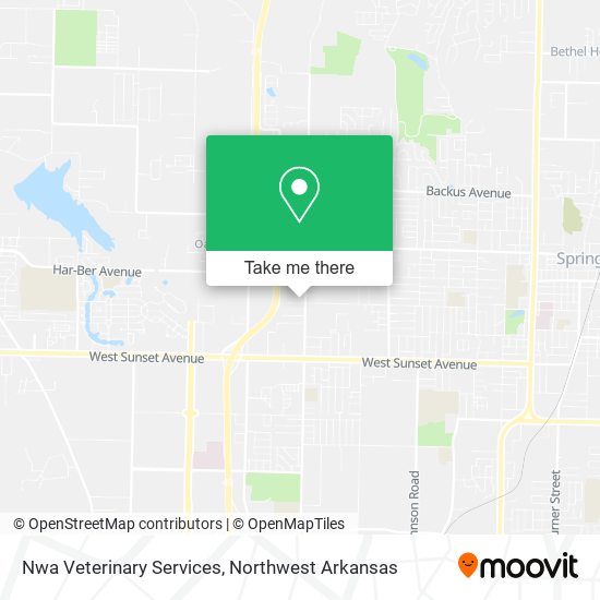 Nwa Veterinary Services map