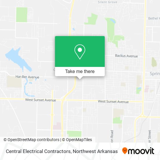 Mapa de Central Electrical Contractors