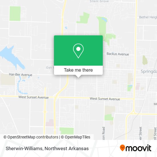 Mapa de Sherwin-Williams