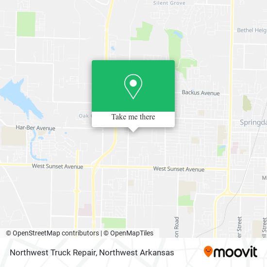Northwest Truck Repair map