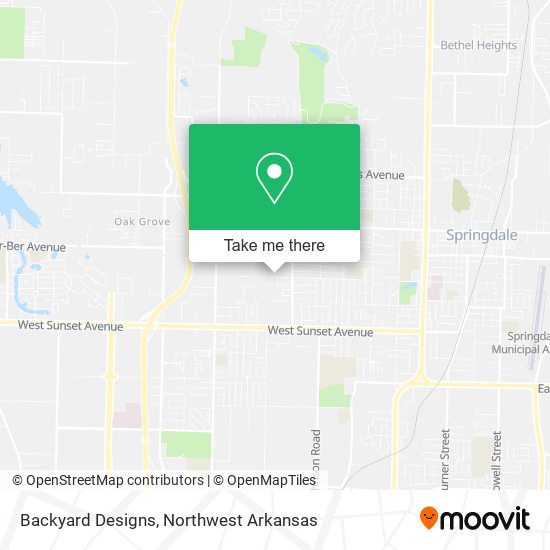Backyard Designs map