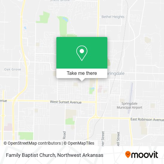 Family Baptist Church map