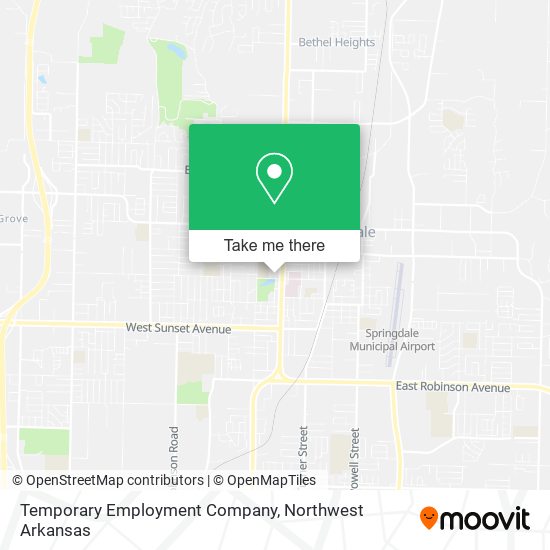 Mapa de Temporary Employment Company